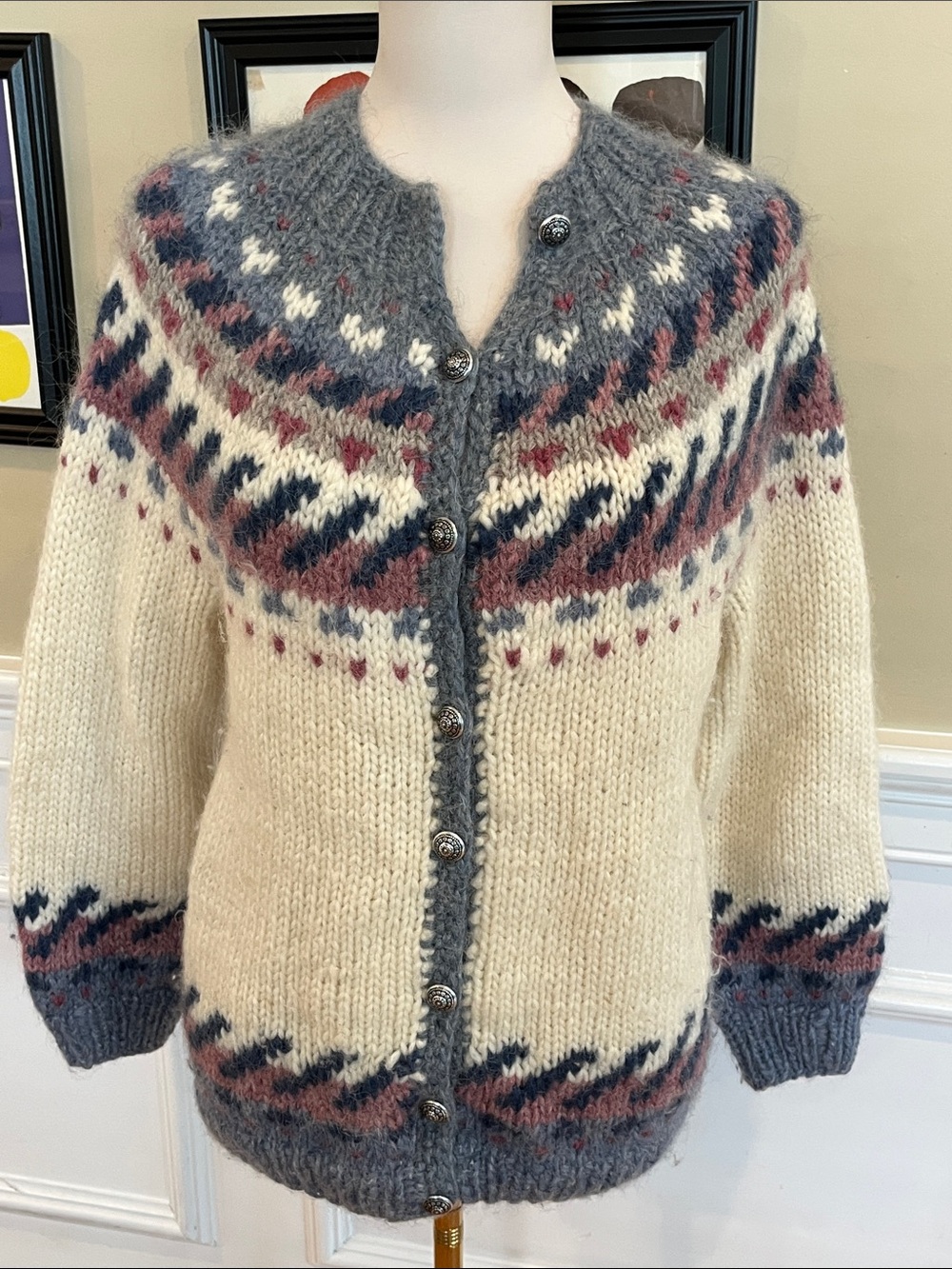 Vintage Hilda Ltd (Iceland) Wool Cardigan